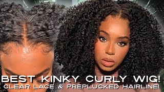 Best Kinky Curly Wig For Beginners! Preplucked Clear Lace Front Wig | Xrsbeautyhair | Alwaysameera