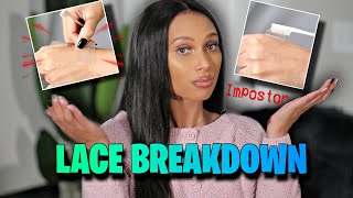 Lace Wig Breakdown! Swiss Lace, French Lace,  & Hd Lace.