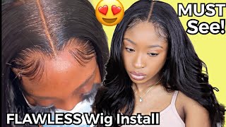 Easy Arrogant Tae Lace Wig Install  No Glue Or Spray Ft Ali Pearl + Flat Iron Curls Tutorial