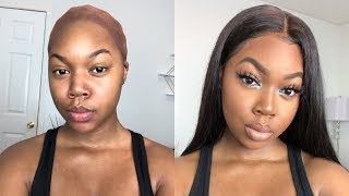 How I Customize And Apply My Frontal Wigs | Beginner Friendly | Ywigs