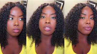 Only $77 Cheapest Human Hair Lace Front Wigs On Amazon| How To Define Your Curly Wig Ft.Aligegous