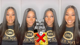 No Glue,  No Gel, No Spray Install + How To Cut Lace | Glueless Wig Install | Luvmehair
