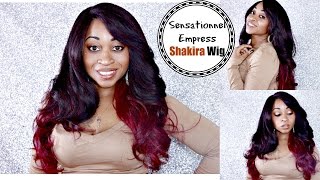 How To ☆ Sensationnel Empress Natural Curved Part Lace Front Wig - Shakira  | Samorelovetv ☆