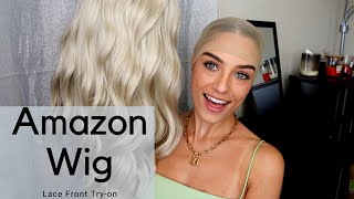 First Lace Front Wig Try-On Amazon