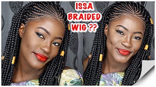 How To Install Braids Wig - Lace Frontal Wig| #Braids #Wig || @Hettyamens