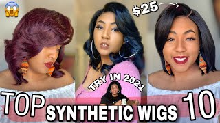 (Must Have) Top 10 Old Synthetic Lace Front Wigs For 2021 Part 2 | Best Wigs On Amazon