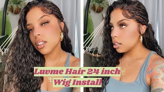 Luvme Hair Wig Install | Undetectable Invisible Lace Water Wave Real Hd Lace