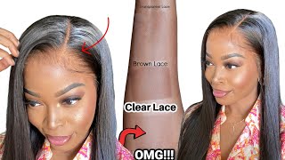 Omg!!Silk Press⁉️*New*Clear Invisible Lace Wig|Undetectable Like Natural Hair | Xrsbeautyhair