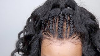 How To: Baby Hairs, Braid + Apply Lace Frontal Wig | Hairvivi