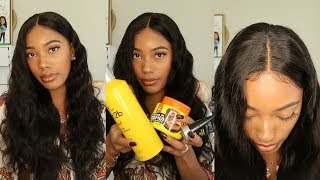 No More Crusty Edges, Working Out W/Wigs, The Perfect Wig Cap: Wowafrican Full Lace Natural Wave Wig