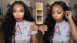 Does Ebin New York Lace Tint Work?  Bomb Goddess 13X6 Lace Wig Ft. Wiggins Hair| Kennysweets