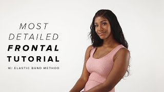 How To: 13X4 Lace Frontal With Pre-Attached Elastic Band Install Ft. Mytresses Black Label