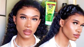 Slick Back Curly Wig Install | Ors Fix It Review | Ft. Wig Encounters