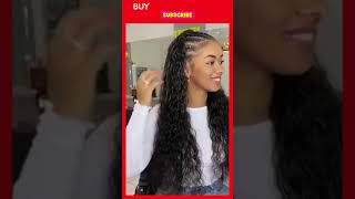 Water Wave Wigs Frontal Wigs Lace Front Human Hair Wigs Remy Wigs For Women Brazilian Wig #Shorts