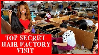 360 Hair Factory Visit |Full Lace Wigs | Lace Front Wigs |  Frontal & Clsoure Hair Factory Visist