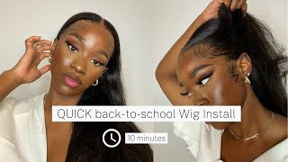 Quick 10Mins Detailed Lace Frontal Wig Install | #Westkisshair #Shorts