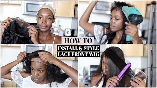 How To: Install Lace Front Wigs For Beginners ( Detailed Step-By-Step, Tips & Demo)