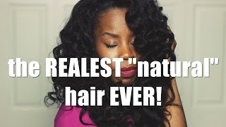 The Realest "Natural" Hair Ever | Best Lace Wigs Kinky Straight Hair