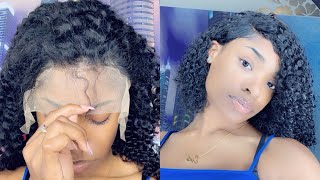 How To Bleach Your Knots On Your Transparent  Lacefront Wig And Style It  Ft Virgo Hair