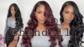 Wow  Super Beginner Friendly Wig:￼ Outre Melted Hairline Synthetic Lace Front Wig - Chandell | Hsf