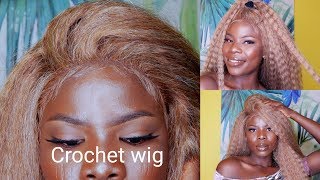 Installing My Lace Frontal Crochet Wig Using Gel ( No Glue ) Vivian Beauty And Style