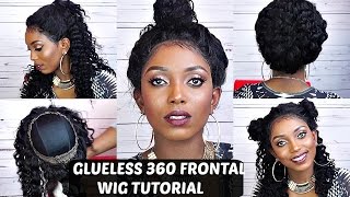 360 Lace Frontal Wig Tutorial | No Glue | No Tape | Comingbuy