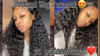 Water Wave Frontal Wig Install Ft. Yolissa Hair ❤️