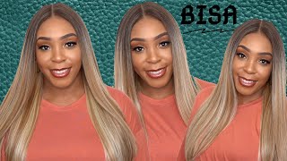 Janet Collection Synthetic Melt 13X6 Lace Frontal Wig - Bisa --/Wigtypes.Com