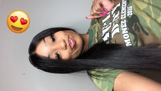 Affordable Silky Straight Lace Front Wig! | Ft Donmily