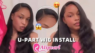 Quick & Easy Body Wave U-Part Wig Install Ft Alipearl Hair