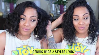 One Wig Two Styles Cheap Lace Front Wigs With Options Girl