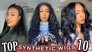 (Must See) Top 10 Synthetic Lace Front Wigs For 2021 | Best Wigs On Amazon You Need To Try