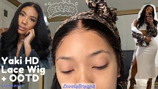Fresh Relaxer Who?: The Most Natural Yaki Hd Lace Wig! + Ootd | Lovelybryana X Divaswigs