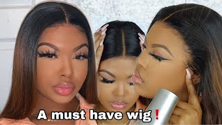 How To Install Wig With Got2B Freeze Spray Only For Beginners| Royalme
