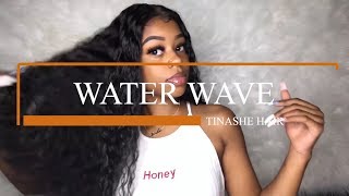 Water Wave Lace Front Wig Brazilian Human Hair Wigs Tinashe Hair