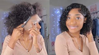 Watch Me Install This Cute Bob Lace Front Wig | Vshow Hair