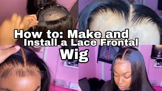 *Detailed* How To Make And Install A Lace Frontal Wig Ft. Top Notch Lux