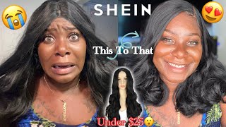 Shein Wig Unboxing, Install, & Styling (Honest Review) Shein Synthetic Lace Front Curly Wig