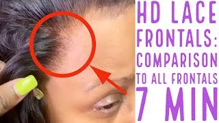 Hd Lace Or Transparent Lace | Hd Lace Frontal Vs Transparent Lace Frontal