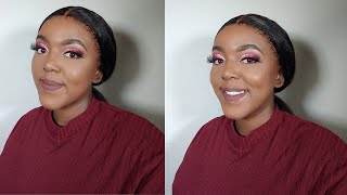 Realistic Ear To Ear Lace Frontal Wig Installation Tutorial |No Glue| S.H.E Strong Hold Styling Foam