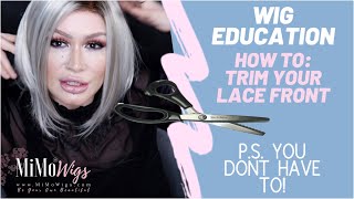 Wig Hints & Tips | How To: Trim Your Lace Front | Mimo Wigs - Alopecia - Wig Education