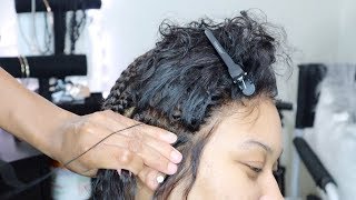 *Very Detailed* Lace Frontal Sew-In *No Gel, No Glue* Ft. Yolissa Hair