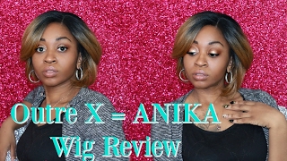How To ☆ Outre Synthetic Pre-Plucked Swiss X Lace Front Wig Anika Dr2730 ♡ Samorelovetv ☆