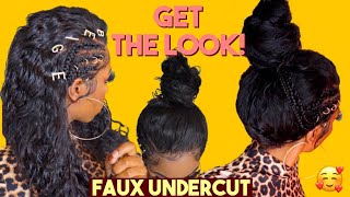  Faux Undercut, Wig Styled 2 Ways! Premium Lace Wigs Melted Lace Wig Start To Finish Easy Tutorial