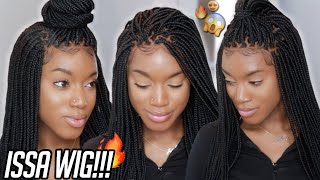 Most Realistic Braided Wig Ever!!!   Glueless Start To Finish Lace Wig Install | Neat And Sleek