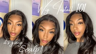 How I Install My Lace Frontal Wigs For Beginners  Ft. Tuneful Hair
