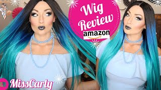 ✨Lace Front Wig Review! ✨ Coss Wigs | Blue Ombre | Amazon | Wow!