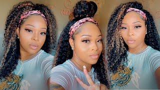 Tired Of Lace Front Wigs? Try This $90 Headband Wig | Lazy Girl Approved | Everyday Natural Half Wig