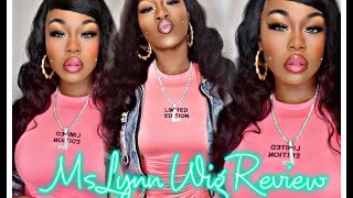 Loose Deep Wave Wig Transparent 13X4 Lace Frontal Wigs | Mslynn Hair Review