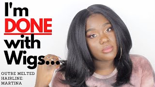 No More Wigs For Me! | Outre Melted Hairline Lace Front Wig: Martina